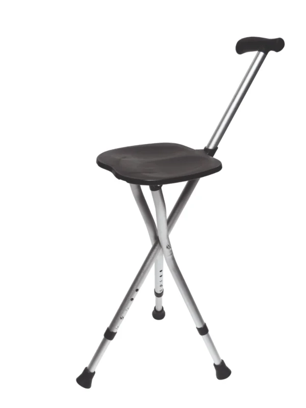 Canne siège pliante